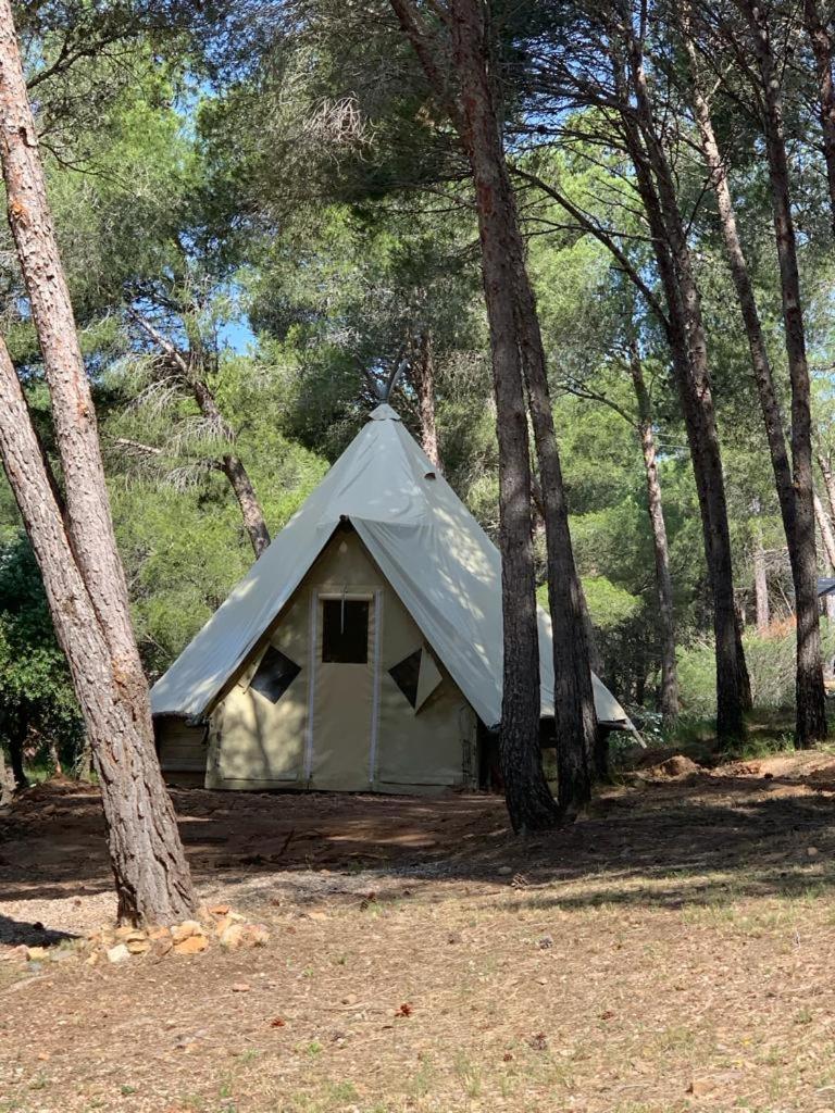 Camping Le Bois De Pins Salses-le-Chateau Exterior foto
